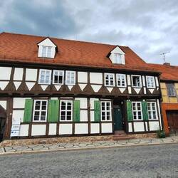 Stadtbibliothek "Brigitte Reimann", ältestes Haus der Stadt
