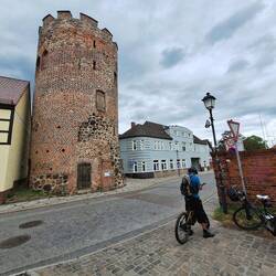 Berliner Torturm, im 14. Jh. als Teil der Stadtbefestigung errichtet