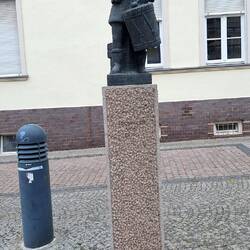 Die lokale Sagenfigur "Trommler von Burg"