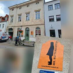 Ehemalige Steinhaus-Brauerei in Burg, jetzt ein sehr netter Shop