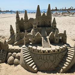 Biggest sand castle I think I've ever seen