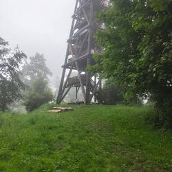 Aussichtsturm ohne Sicht