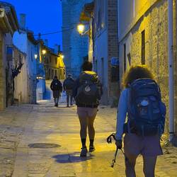 Walking out of Castrojeriz