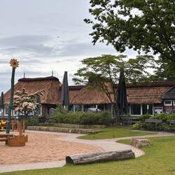 Hübsches Café im Kurpark