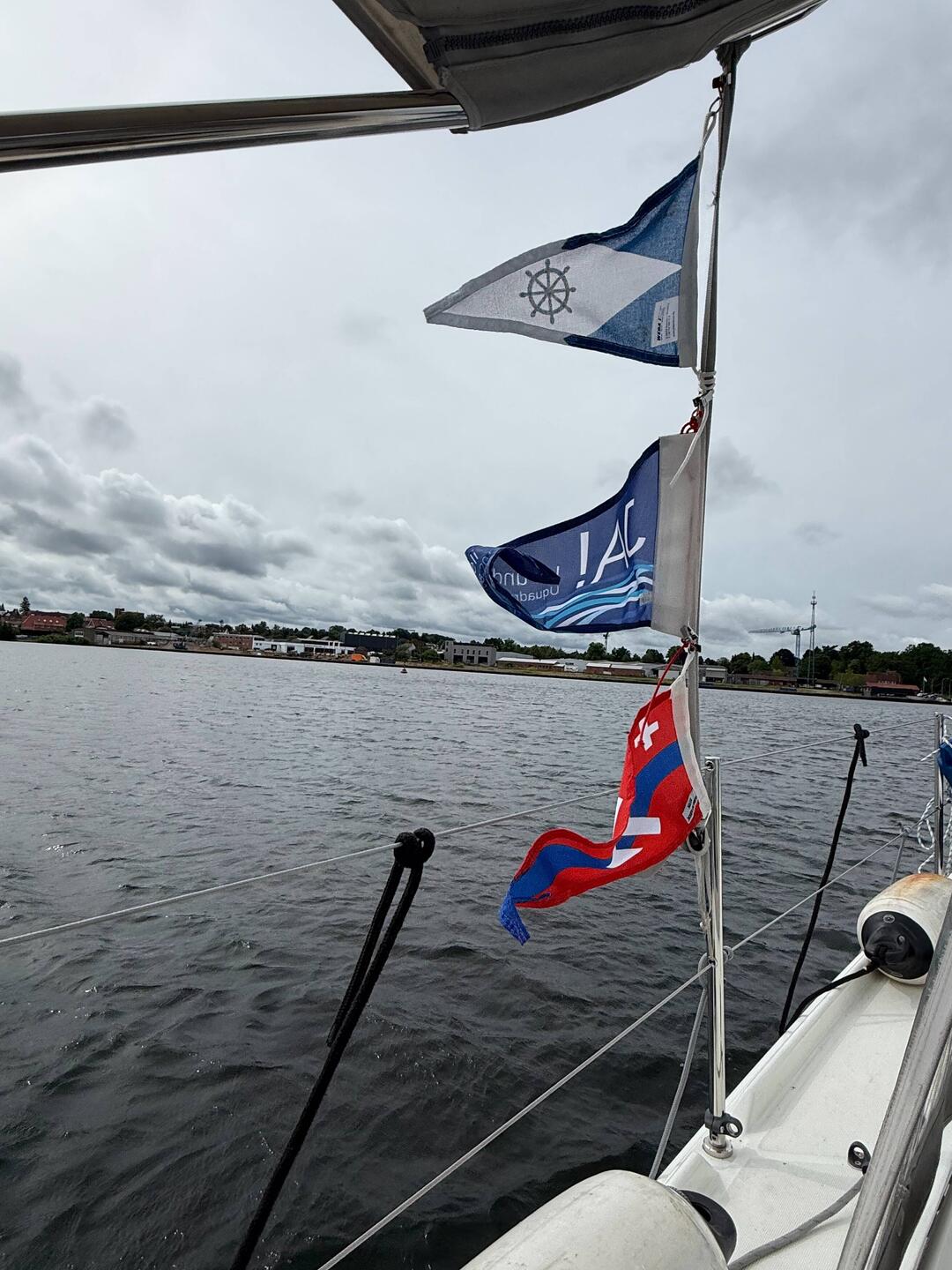 Wind im See von Mölln
