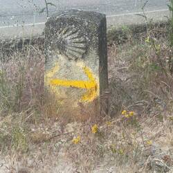 We always appreciate the unofficial yellow spray painted arrows.