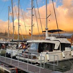 Gewitterstimmung in der Marina