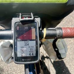 Bien pratique mon instrumentation de bord pour gérer mon effort à l'approche de difficultés
