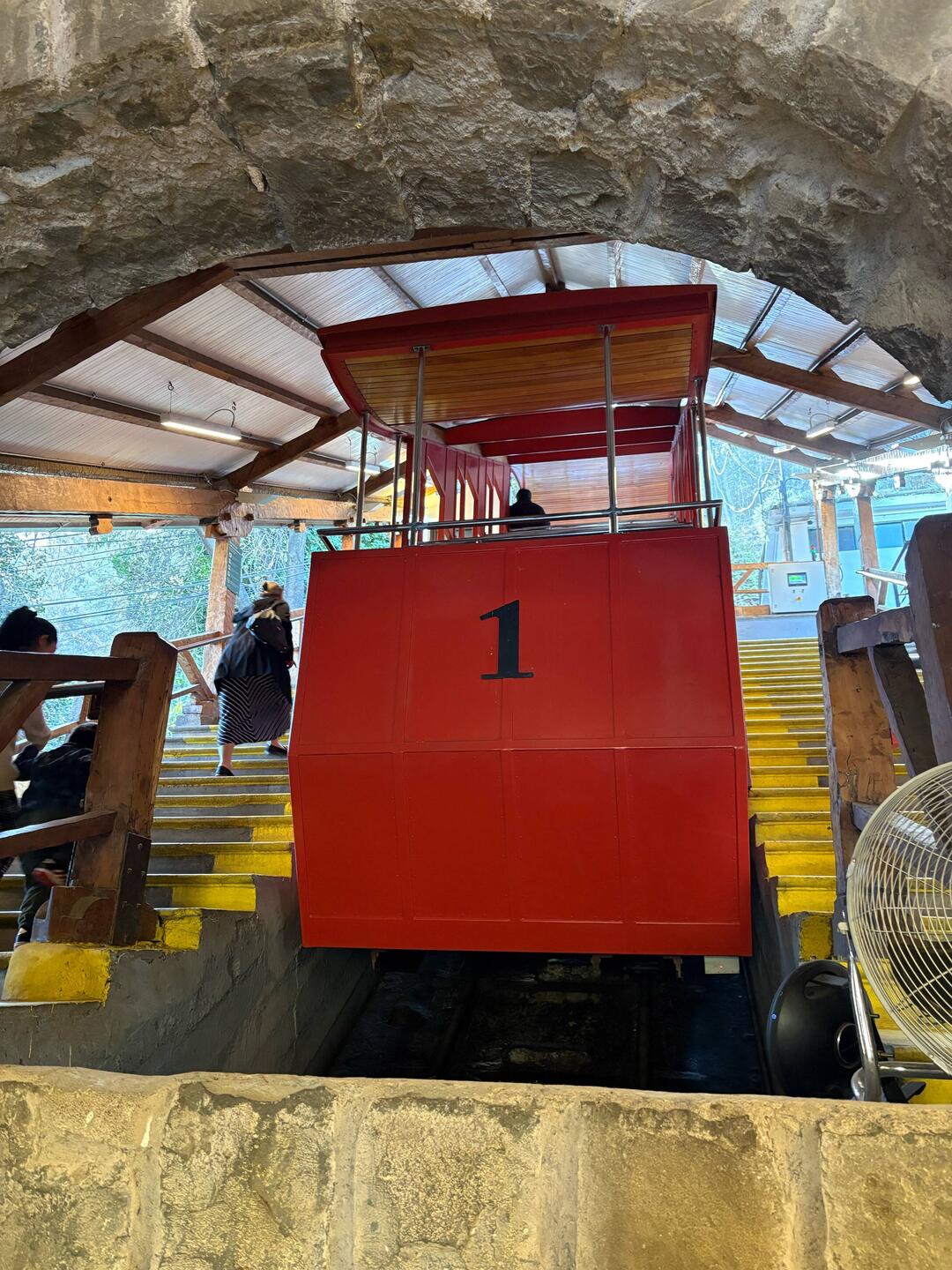 Funicular up Cerro San Cristobal