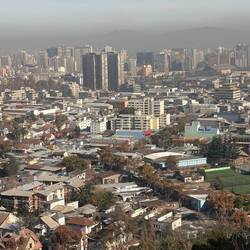 View from the top--super smoggy