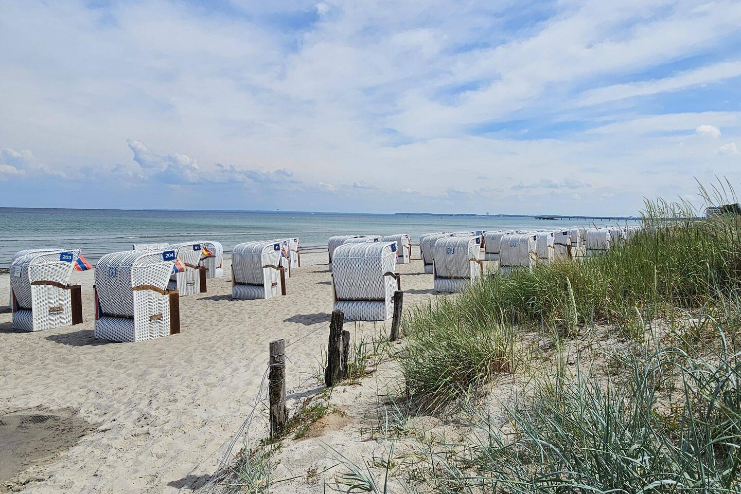 Zum schönen Strand sind es nur wenige 100 Meter ⛱️.