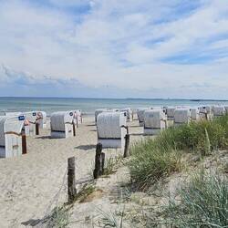 Zum schönen Strand sind es nur wenige 100 Meter ⛱️.