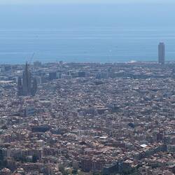 That's the Sagrada Família on the left
