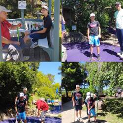 Familiensport mit den Enkeln