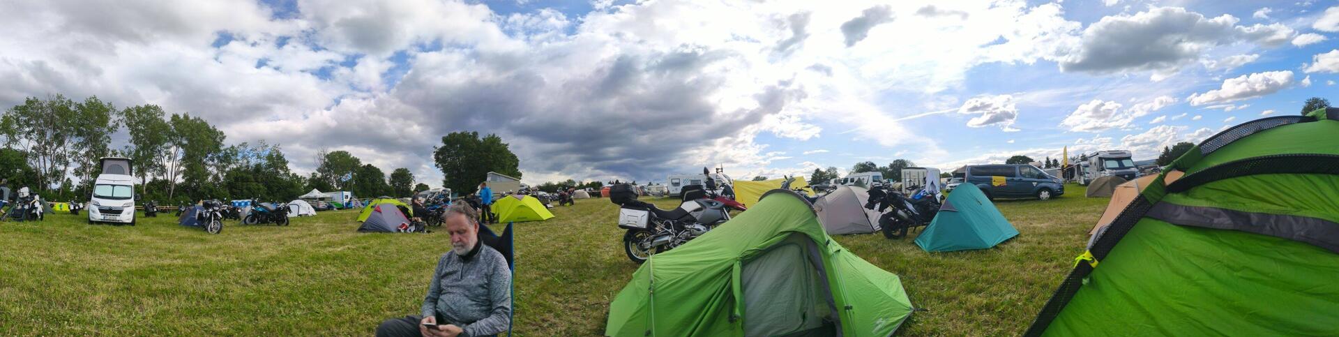 Der Campingplatz bei Touratech