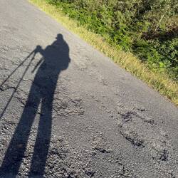 My shadow looks so long!