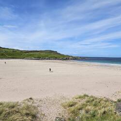 Flot sand strand