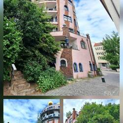 Ein großer vielfältiger Hundertwasser-Bau