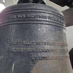 Die Glocke wurde in Bochum gegossen