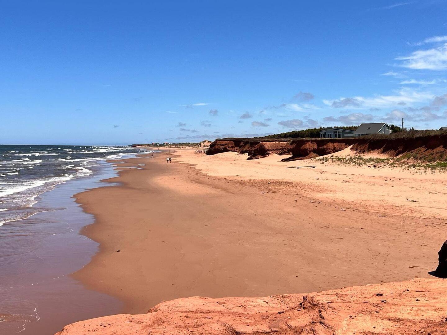 Wunderschöne rote Sandstrände👌. Aber zum baden zuuuu kalt😁