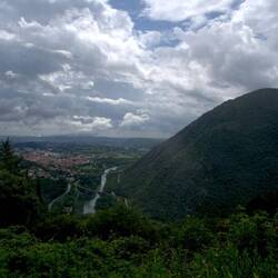 Blick hinunter nach Nova Gorica