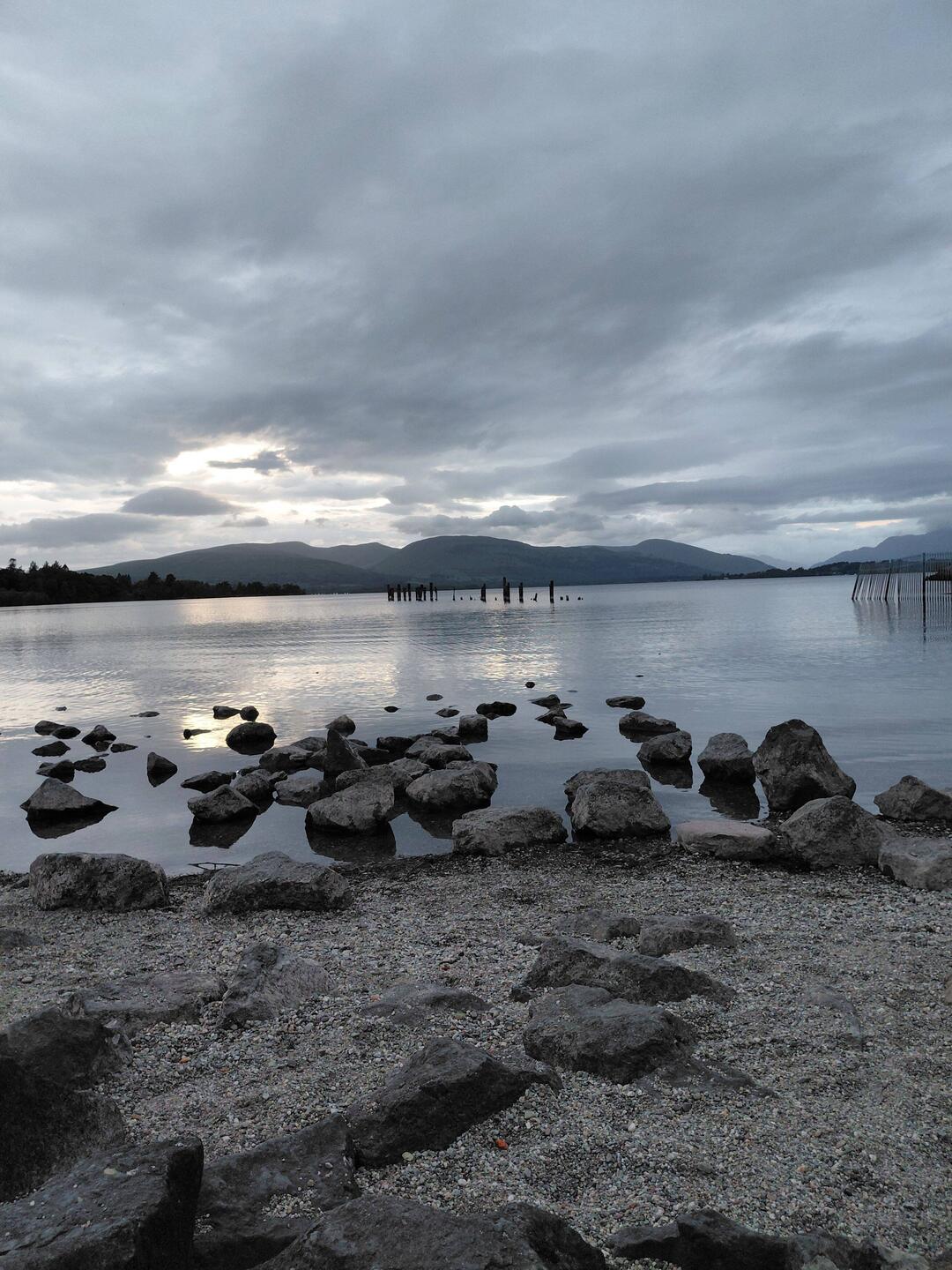 Erster Blick auf Loch Lomond