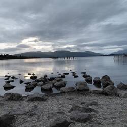 Erster Blick auf Loch Lomond
