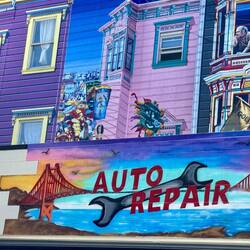 Look to the left of this painting to see the next house depicted next door
