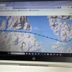 My Inreach track today. Easy navigation.