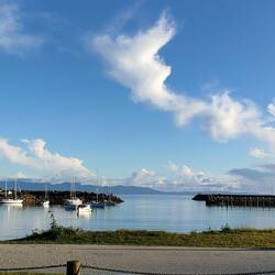 Beautiful morning at the NZMCA park as we left after 2 days of rain