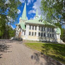 Jokkmokk " Alte Kirche " leider geschlossen