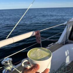 Matcha Latte für die Steuerfrau
