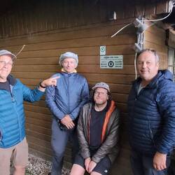 Drei Thru- und ein Sectionhiker