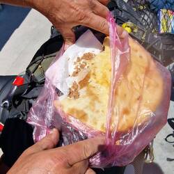 ....gefüllt mit roten Bohnen und Kartoffel mit Käse sehr lecker