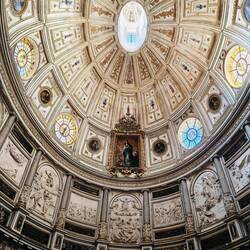 Roof of meeting room of priests to make decisions about politics and policies