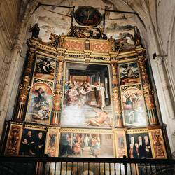 One of the many chapels in the cathedral said to be bigger than Barcelonas cathedral