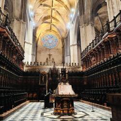 Choir area of chapel