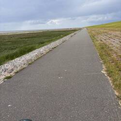 Radweg am Deich