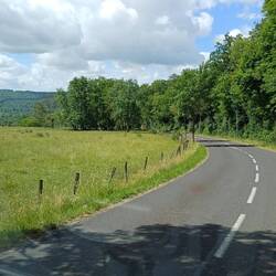 Fahrt übers Land