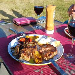 und ein leckeres Abendessen