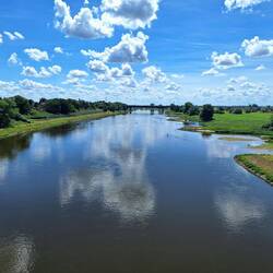 Die Elbe hat aktuell wenig Wasser