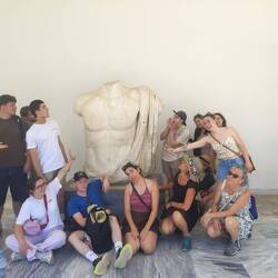 Buste de statue de type olympien