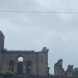 The remains of Glastonbury Abbey