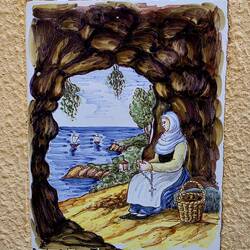 Valldemossa - many of the homes have a tile like this (each one different)