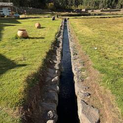Part of Inca aquaduct to town
