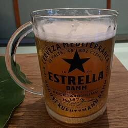 Estrella beer is big here. Reminds us of our Goodyear community (Estrella Mountain Ranch 😊)