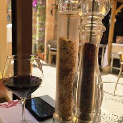 ...largest salt & pepper shakers ever...