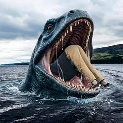 Nessy got hungry !