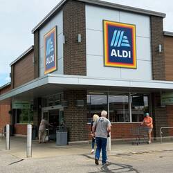 Lebensmitteleinkauf bei Aldi