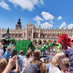 Children dragon parade next day